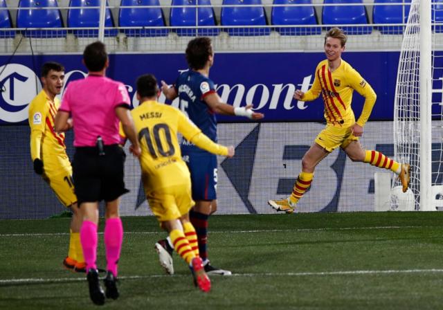 开云体育-【西甲】梅西500场助攻德容破门 巴萨1-0客胜韦斯卡